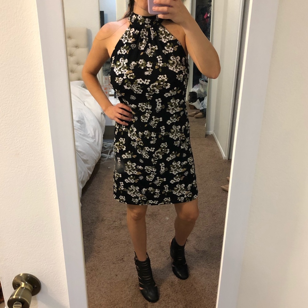 Michael Kors Halter Floral Dress